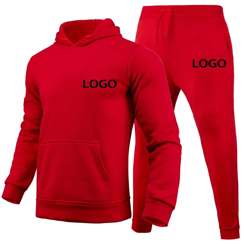 Ensemble Sportif Unisexe – Sweat à Capuche & Pantalon, Automne/Hiver