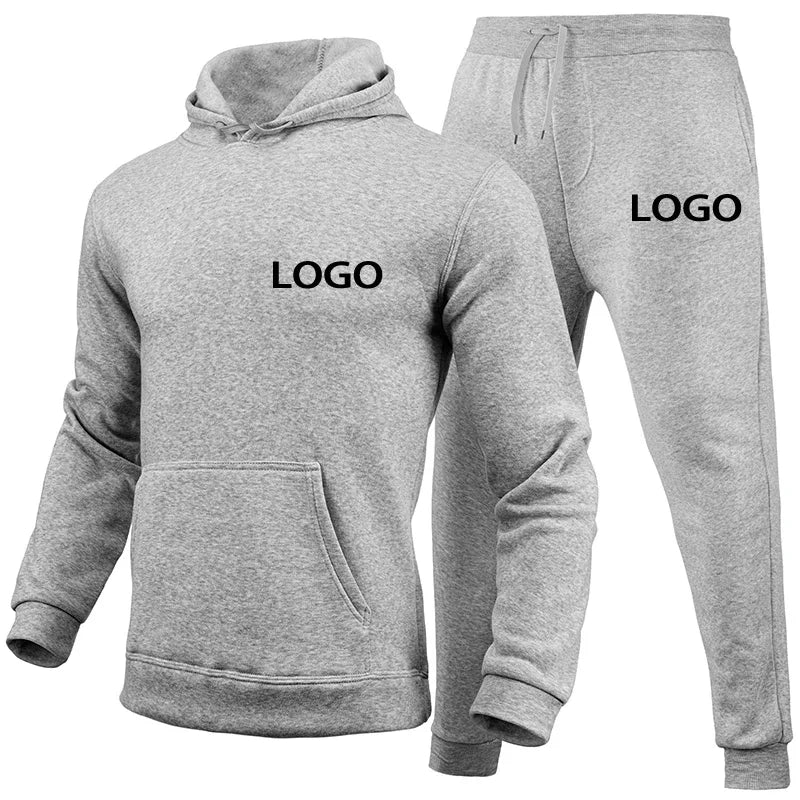 Ensemble Sportif Unisexe – Sweat à Capuche & Pantalon, Automne/Hiver