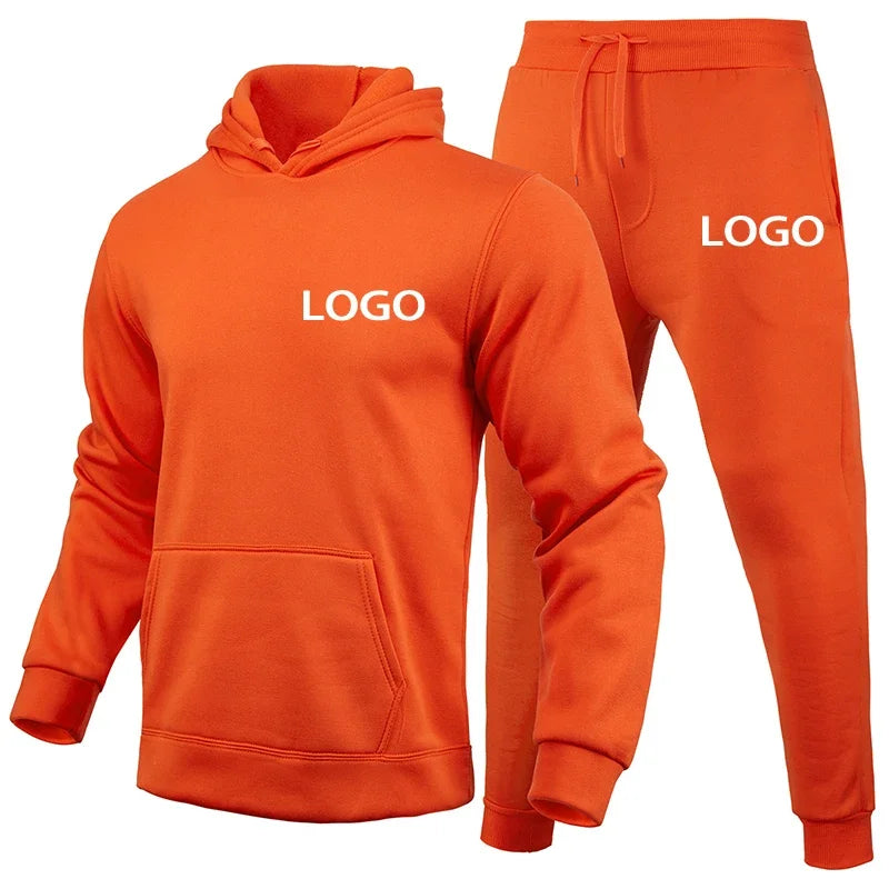 Ensemble Sportif Unisexe – Sweat à Capuche & Pantalon, Automne/Hiver
