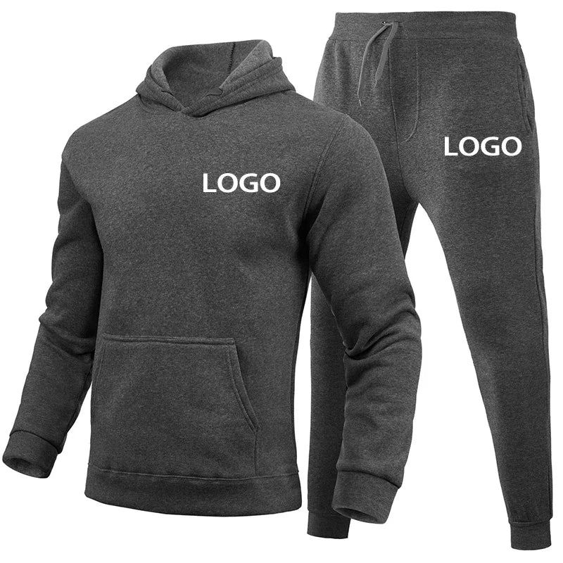 Ensemble Sportif Unisexe – Sweat à Capuche & Pantalon, Automne/Hiver