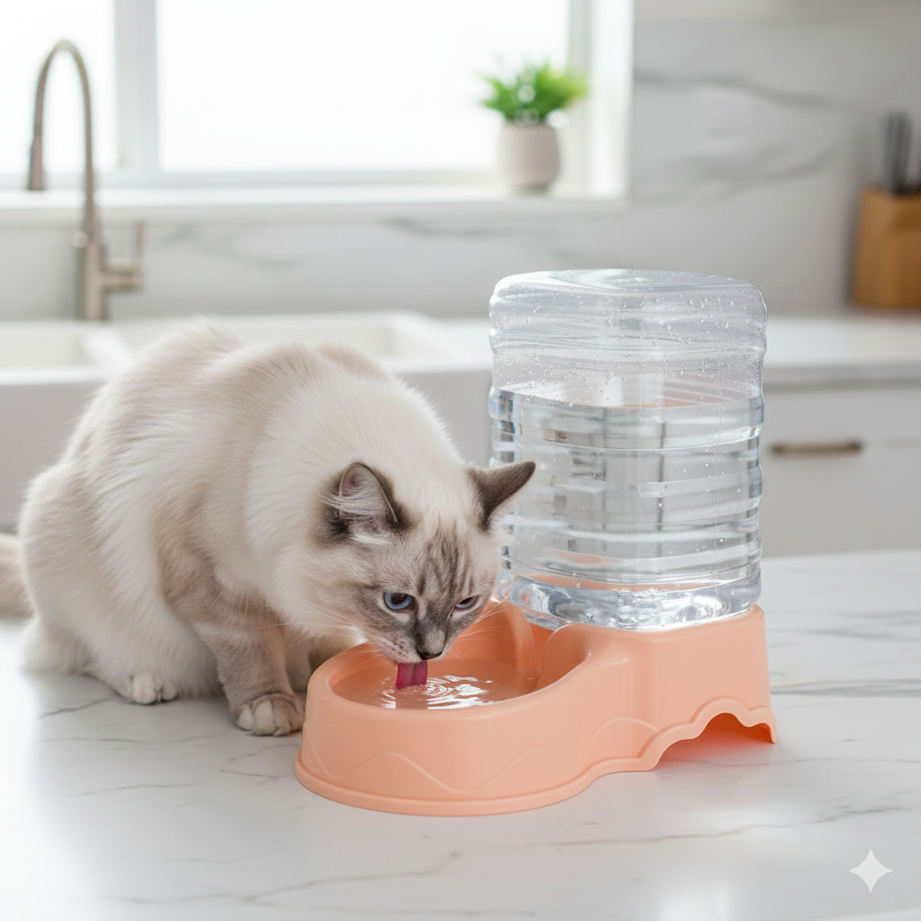 distributeurs eau + croquettes
