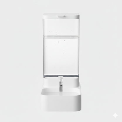 Distributeur 2-en-1 à gravité eau + croquettes 4L (2,1 kg)