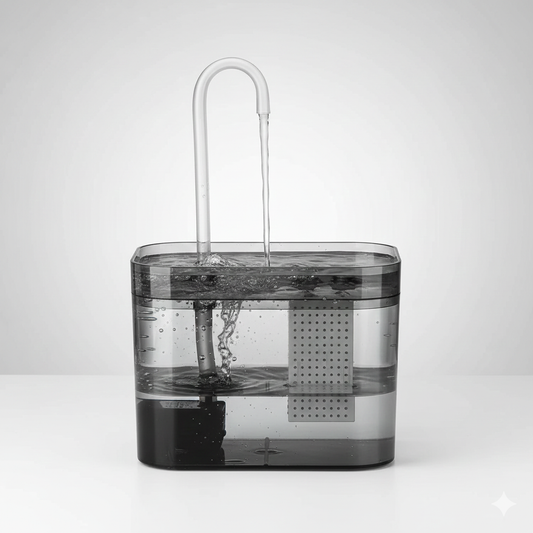 Fontaine à eau automatique pour chat 1,5 L – Eau filtrée en circulation continue