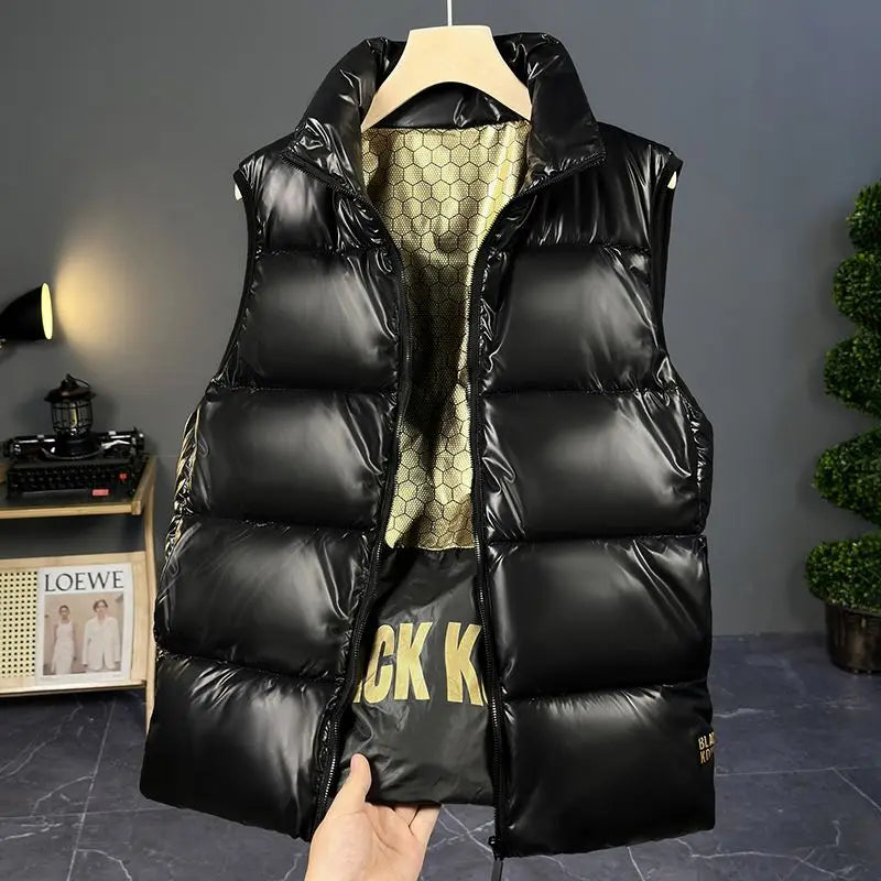 Gilet Chauffant Sans Manches pour Homme – Matelassé, Imperméable & Ultra-Chaud