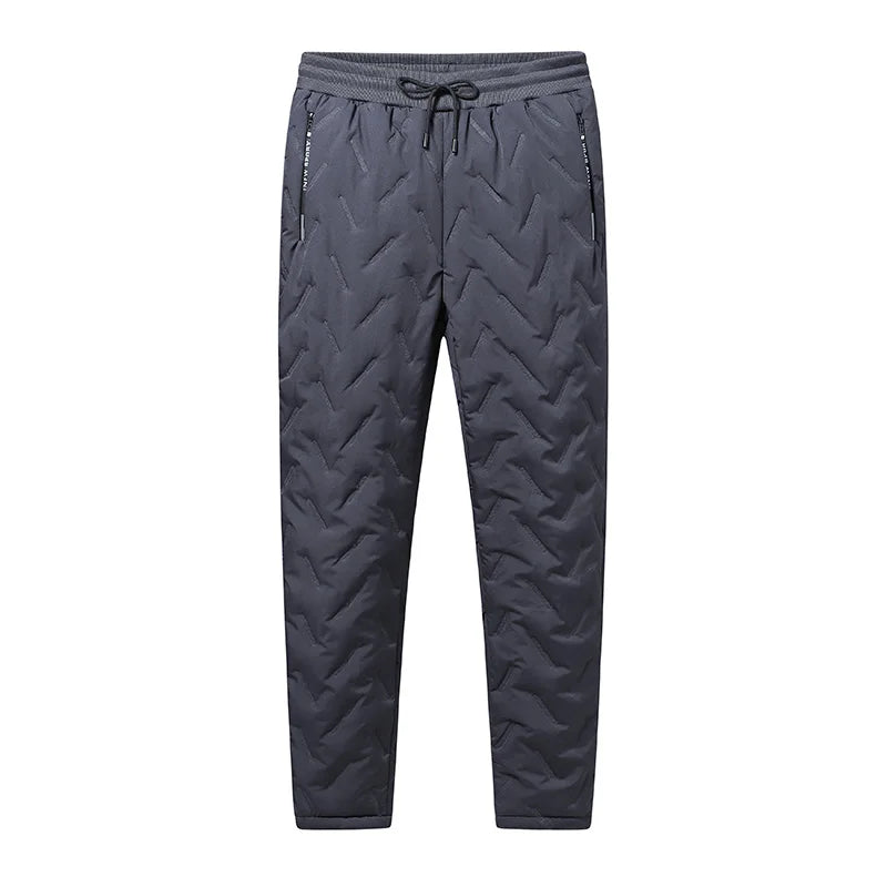 Pantalon de Survêtement Homme Hiver – Polaire Épaisse Imperméable, Coupe-Vent, Laine d’Agneau, Confort et Chaleur
