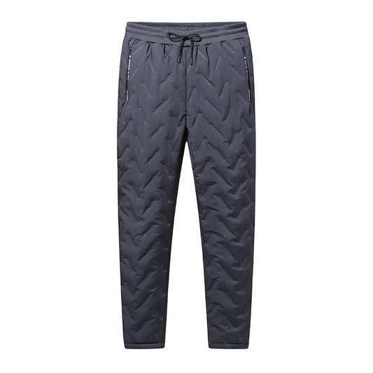 Pantalon de Survêtement Homme Hiver – Polaire Épaisse Imperméable, Coupe-Vent, Laine d’Agneau, Confort et Chaleur