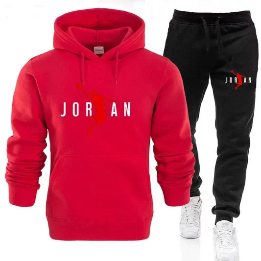 Ensemble Sportif Homme – Sweat à Capuche & Pantalon, Automne/Hiver