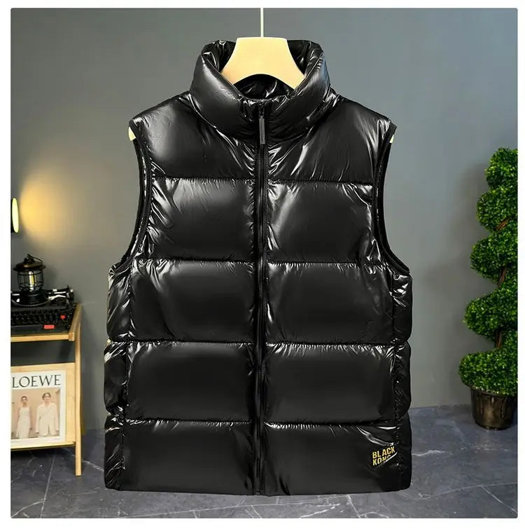 Gilet Chauffant Sans Manches pour Homme – Matelassé, Imperméable & Ultra-Chaud