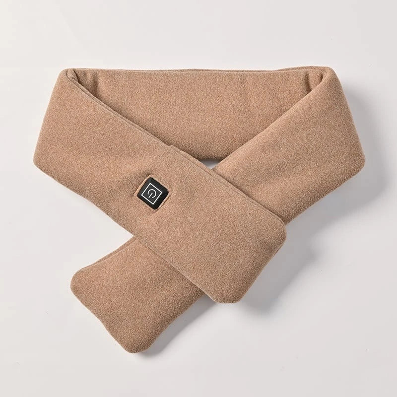 Écharpe Chauffante USB – Polaire Chaude 3 Vitesses, Lavable, Pour Homme & Femme