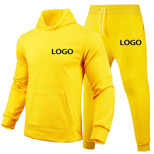 Ensemble Sportif Unisexe – Sweat à Capuche & Pantalon, Automne/Hiver