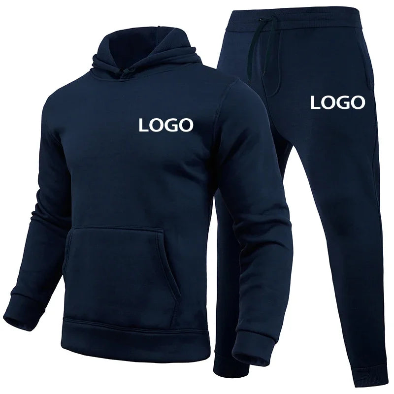 Ensemble Sportif Unisexe – Sweat à Capuche & Pantalon, Automne/Hiver