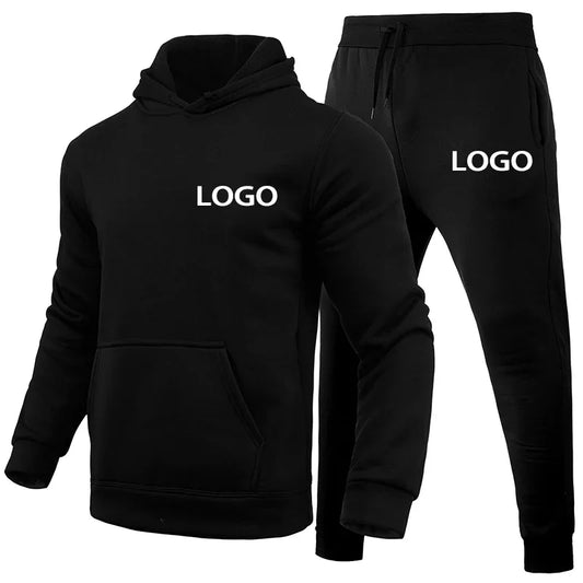 Ensemble Sportif Unisexe – Sweat à Capuche & Pantalon, Automne/Hiver
