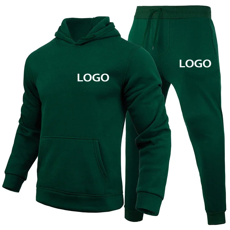 Ensemble Sportif Unisexe – Sweat à Capuche & Pantalon, Automne/Hiver