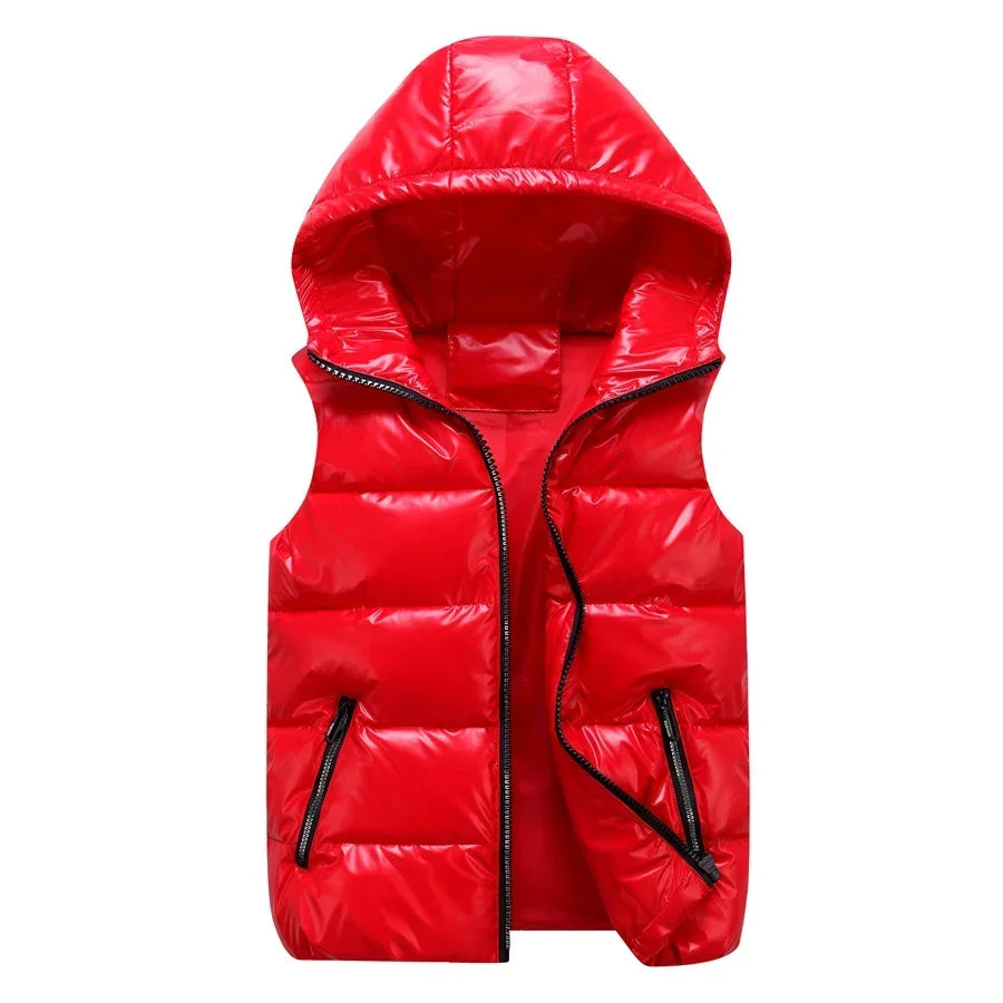 Gilet Rembourré Homme à Capuche – Sans Manches, Chaud & Imperméable