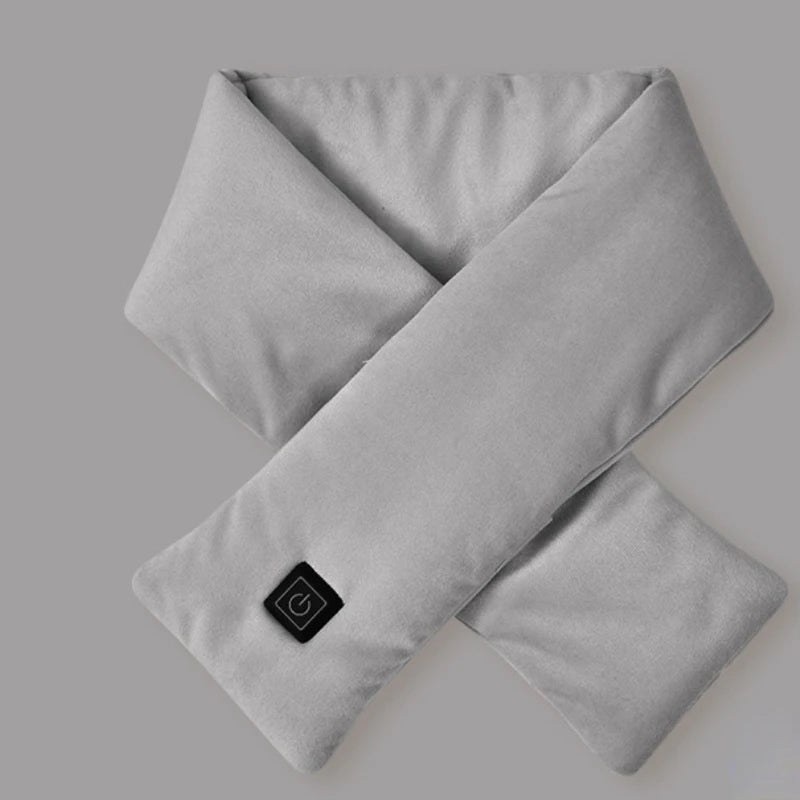 Écharpe Chauffante USB – Polaire Chaude 3 Vitesses, Lavable, Pour Homme & Femme