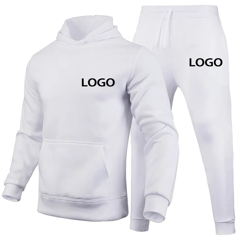 Ensemble Sportif Unisexe – Sweat à Capuche & Pantalon, Automne/Hiver