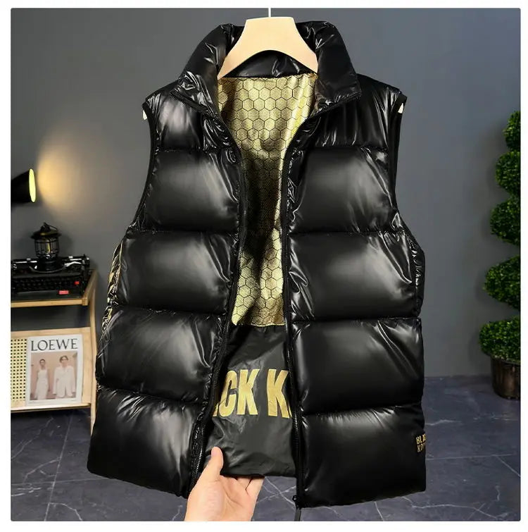 Gilet Chauffant Sans Manches pour Homme – Matelassé, Imperméable & Ultra-Chaud