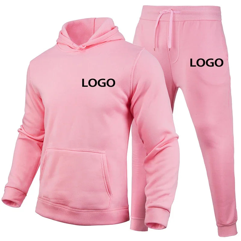 Ensemble Sportif Unisexe – Sweat à Capuche & Pantalon, Automne/Hiver