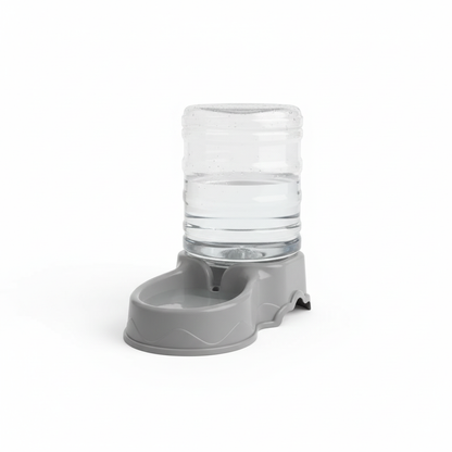 Distributeur d’eau pour chat Chat’eau gris avec réservoir transparent