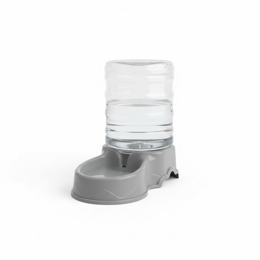 Distributeur d’eau pour chat Chat’eau gris avec réservoir transparent
